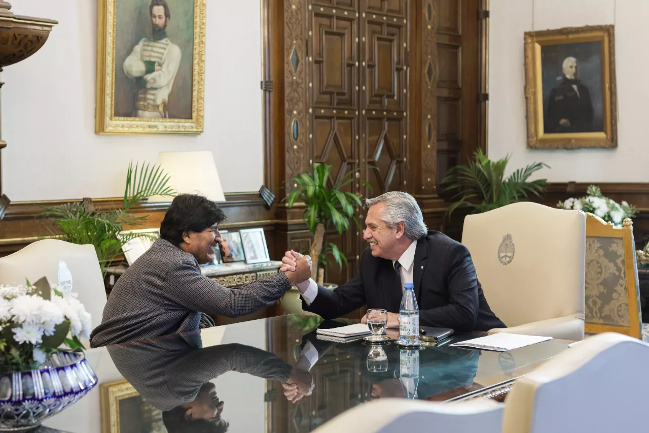 evo morales y alberto fernandez