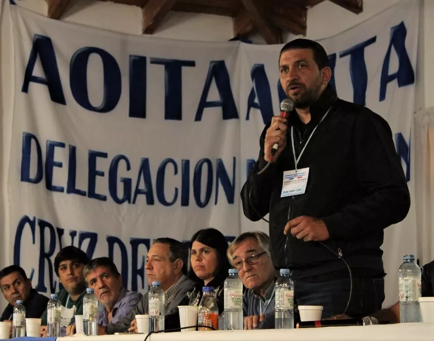 Emiliano Gramajo, secretario General de AOITA (Twitter Emiliano Gramajo)