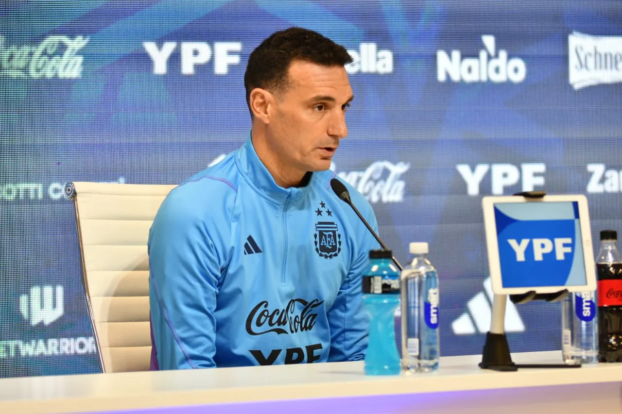 Lionel Scaloni en conferencia de prensa (NA) 1
