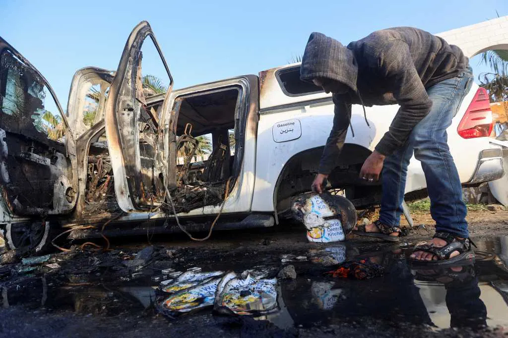 Ataque israelí en Gaza. NA Reuters