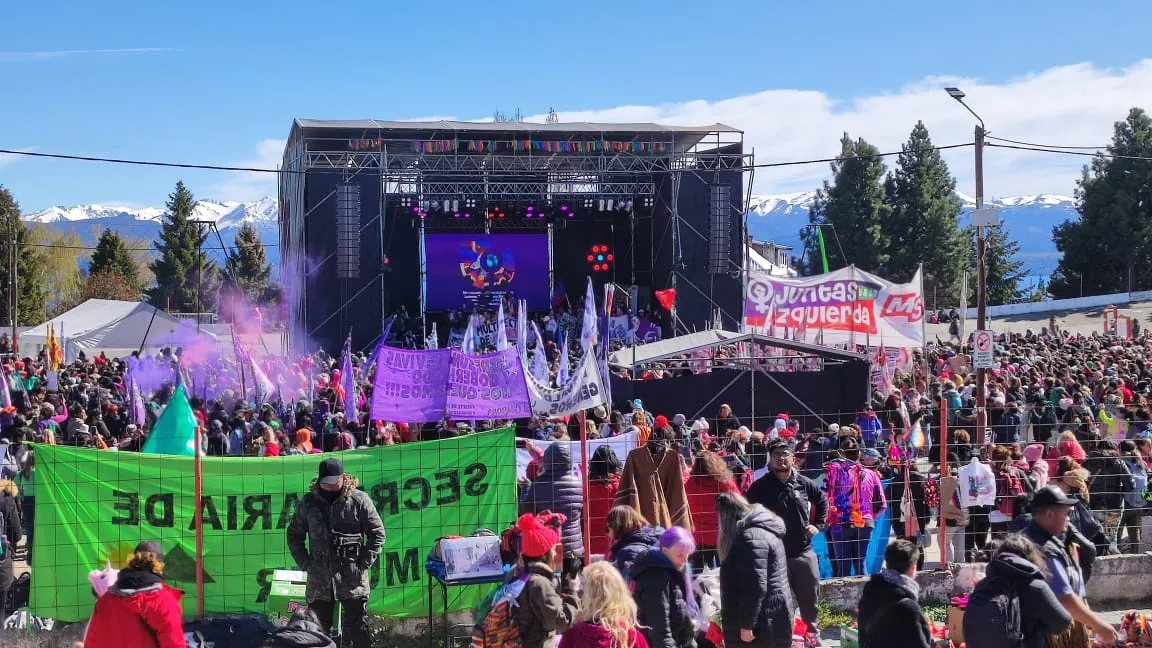 Cierre 36 Encuentro Nacional de Mujeres Bariloche (Miriam Campos LNM)