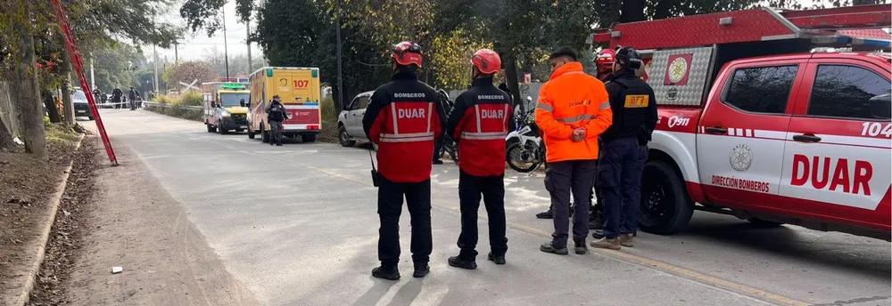 Accidente laboral en barrio Zepa by Policía de  Córdoba