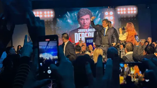Javier Milei en La Derecha Fest (gentileza)
