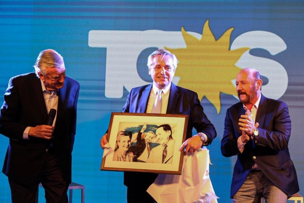 Gioja Fernández Isfran Cumple Perón en el PJ