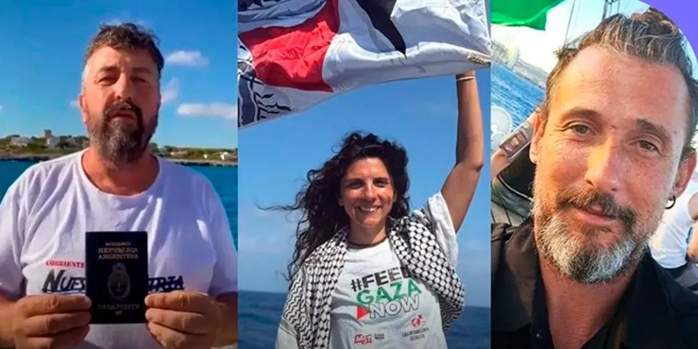 argentinos en la flotilla