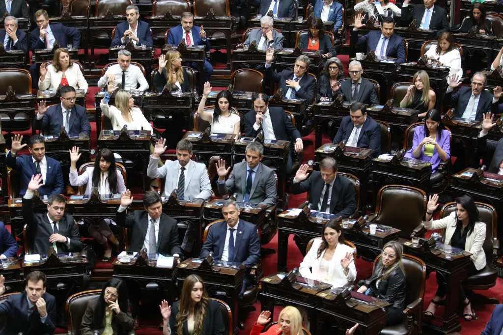 Sesión en Diputados NA