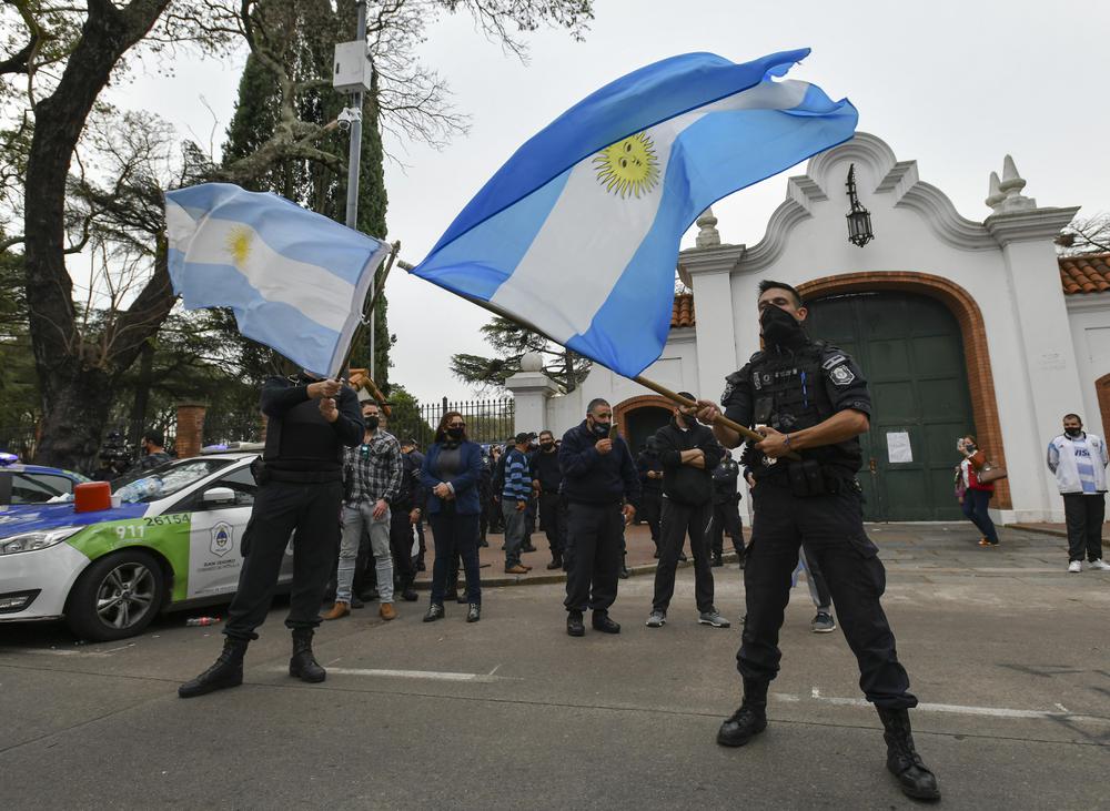 Protesta Policía Bonaerense NA