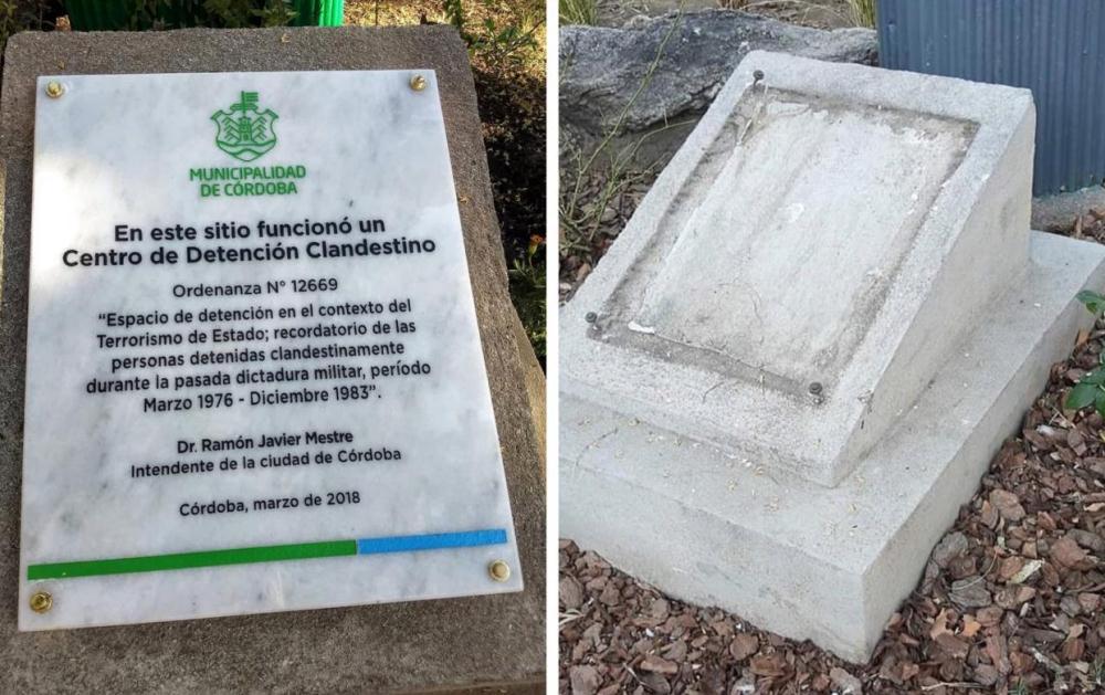 placa vandalizada by gentileza