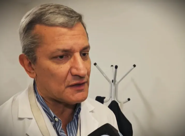 Luis Ahumada, director de la Nueva Maternidad Provincial (captura)