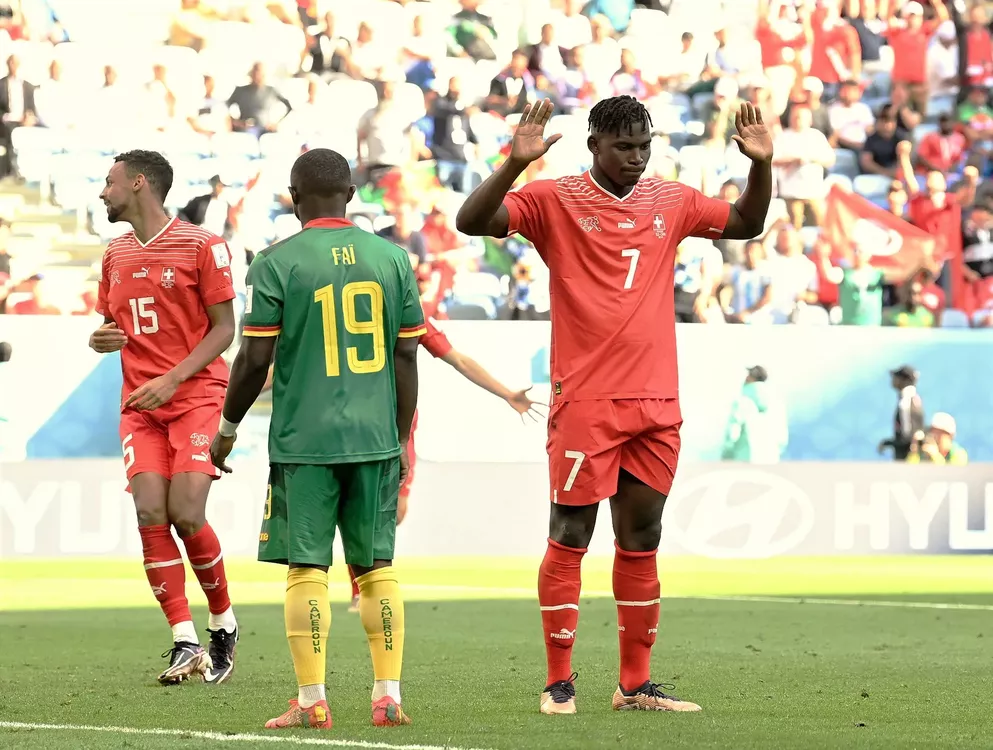 Suiza Camerún (Twitter Fifa Mundial)