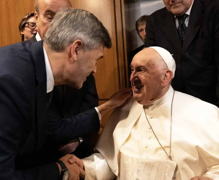 Papa Francisco con Passerini (X)
