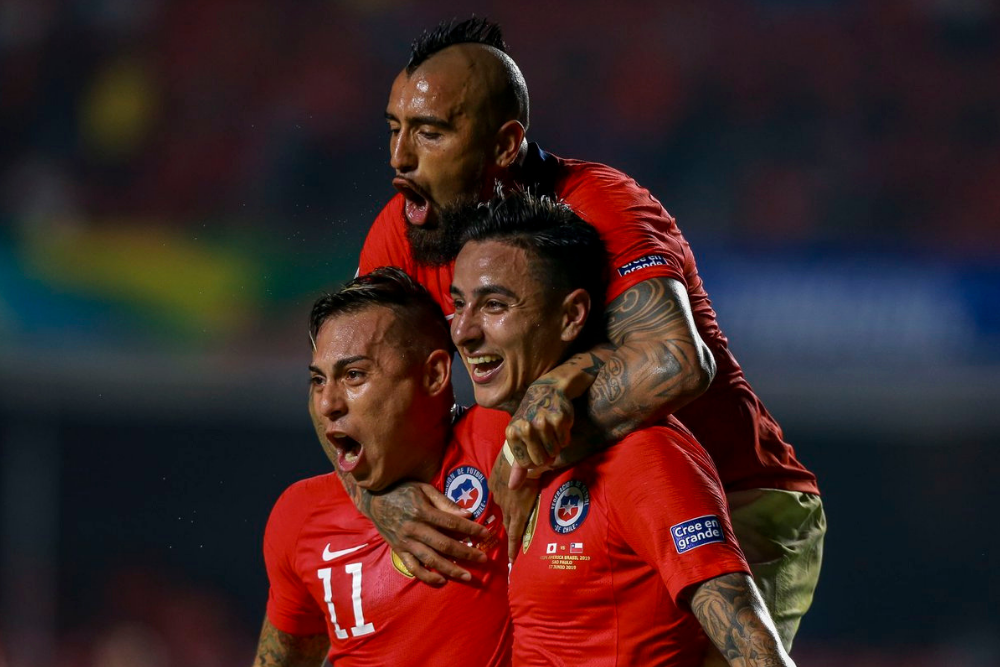 @fifaworldcup_es Chile festejo vs Japon