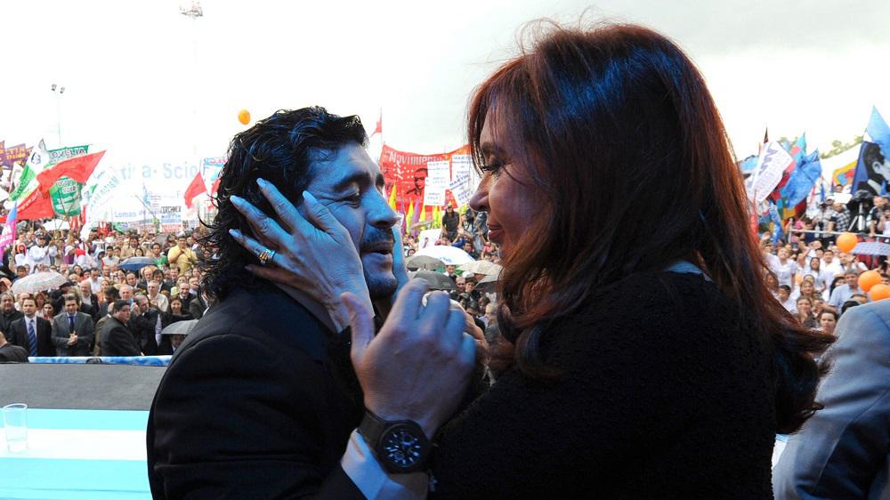 Maradona y Cristina gentileza