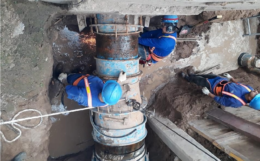 Trabajos Aguas Cordobesas prensa