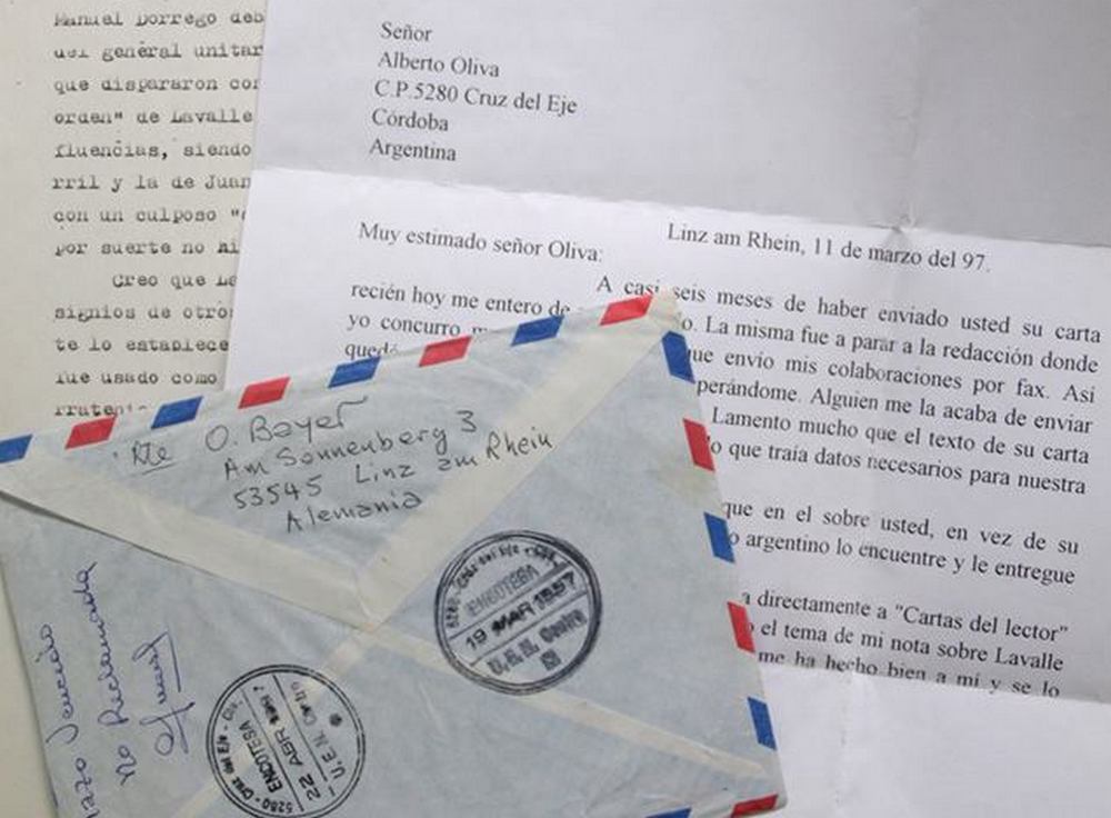 carta osvaldo bayer