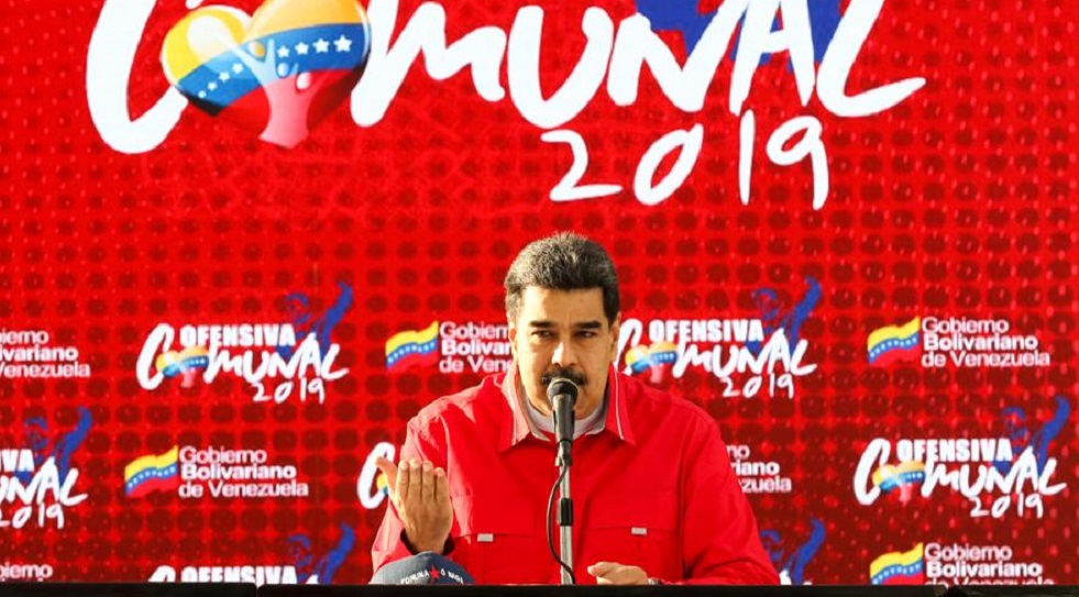 Maduro afirmó que las protestas están contenidas y ratificó el apoyo militar
