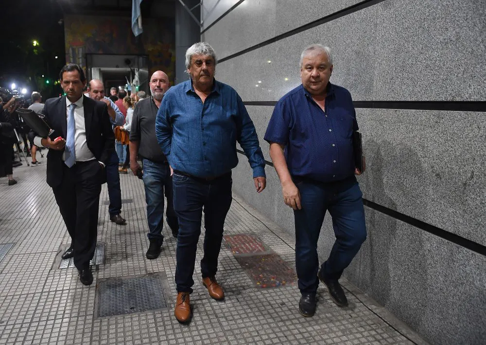Reunión de gremios docentes Télam