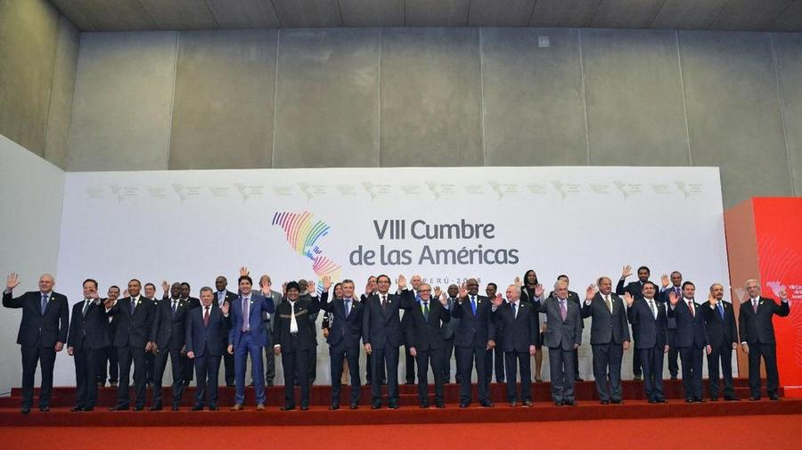 Cumbre de las Américas. Foto: Télam. 