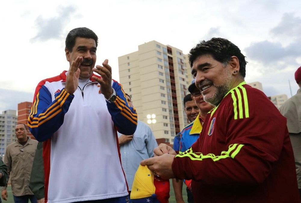 maradona y maduro