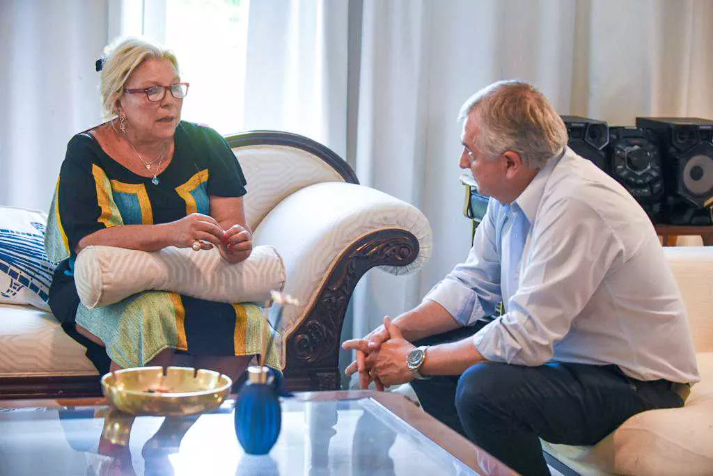 Morales y Elisa Carrió by NA