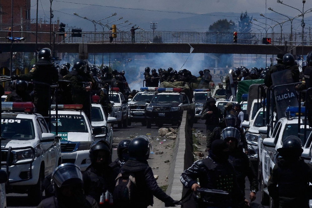 Represion en Bolivia @Bolivia_bol