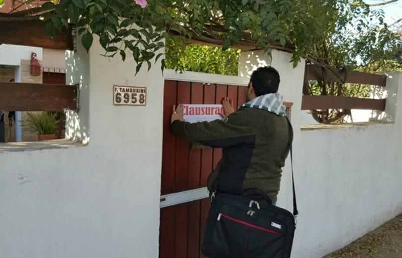 Clausuran hogar