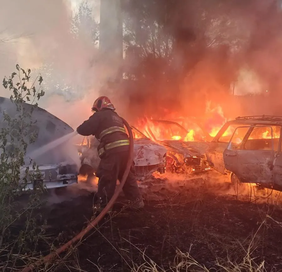 Incendio en un depósito municipal by Policía de Córdoba