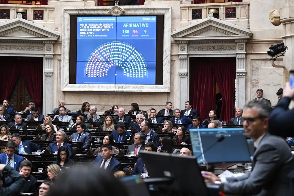 Media sanción para la Ley Hojarasca en Diputados (Diputados)