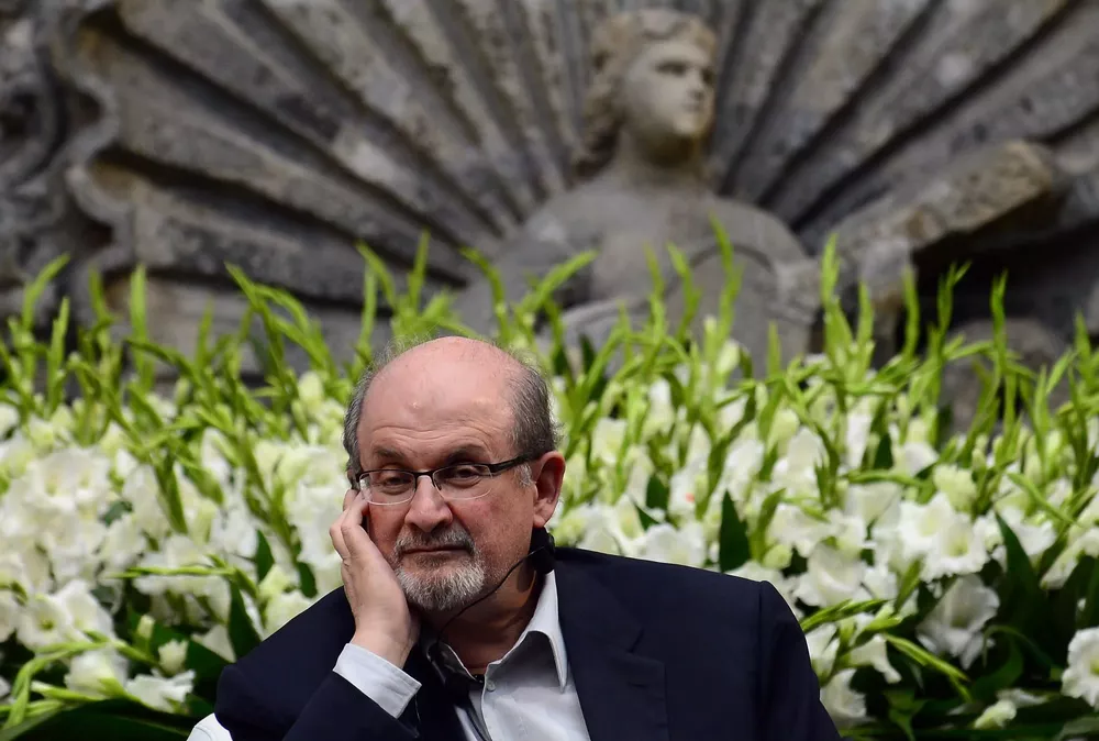 Salman Rushdie by NA