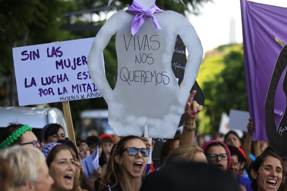 Ni una menos violencia de genero NA