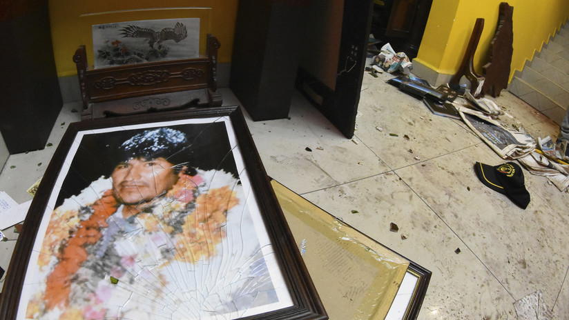atacan casa de evo morales @AP