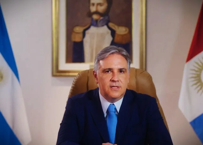Martín Llaryora (captura video Navidad)