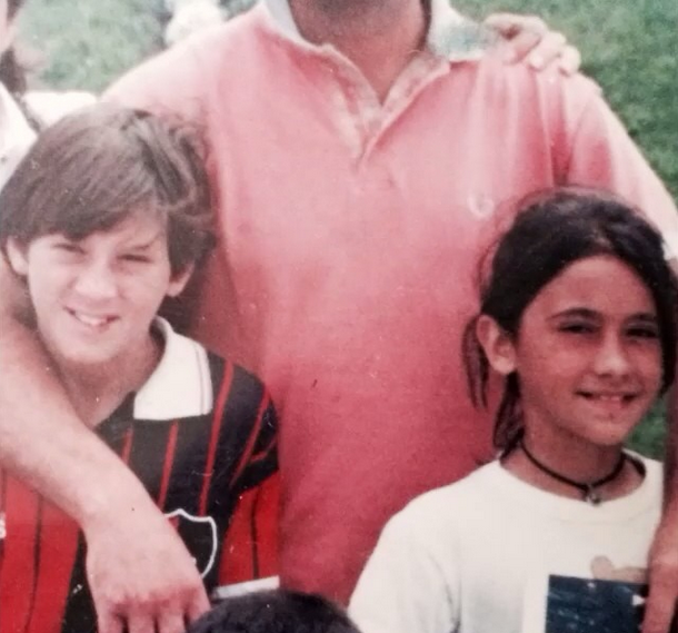 messi y antonella