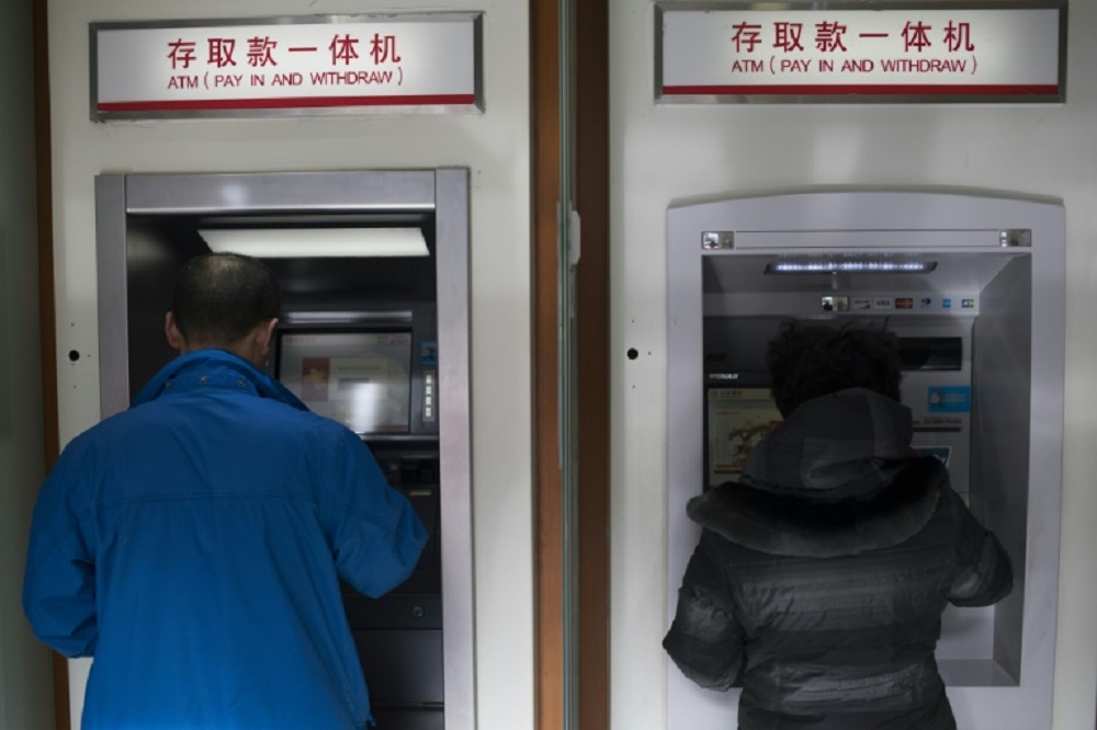 Bancos billetes China AFP