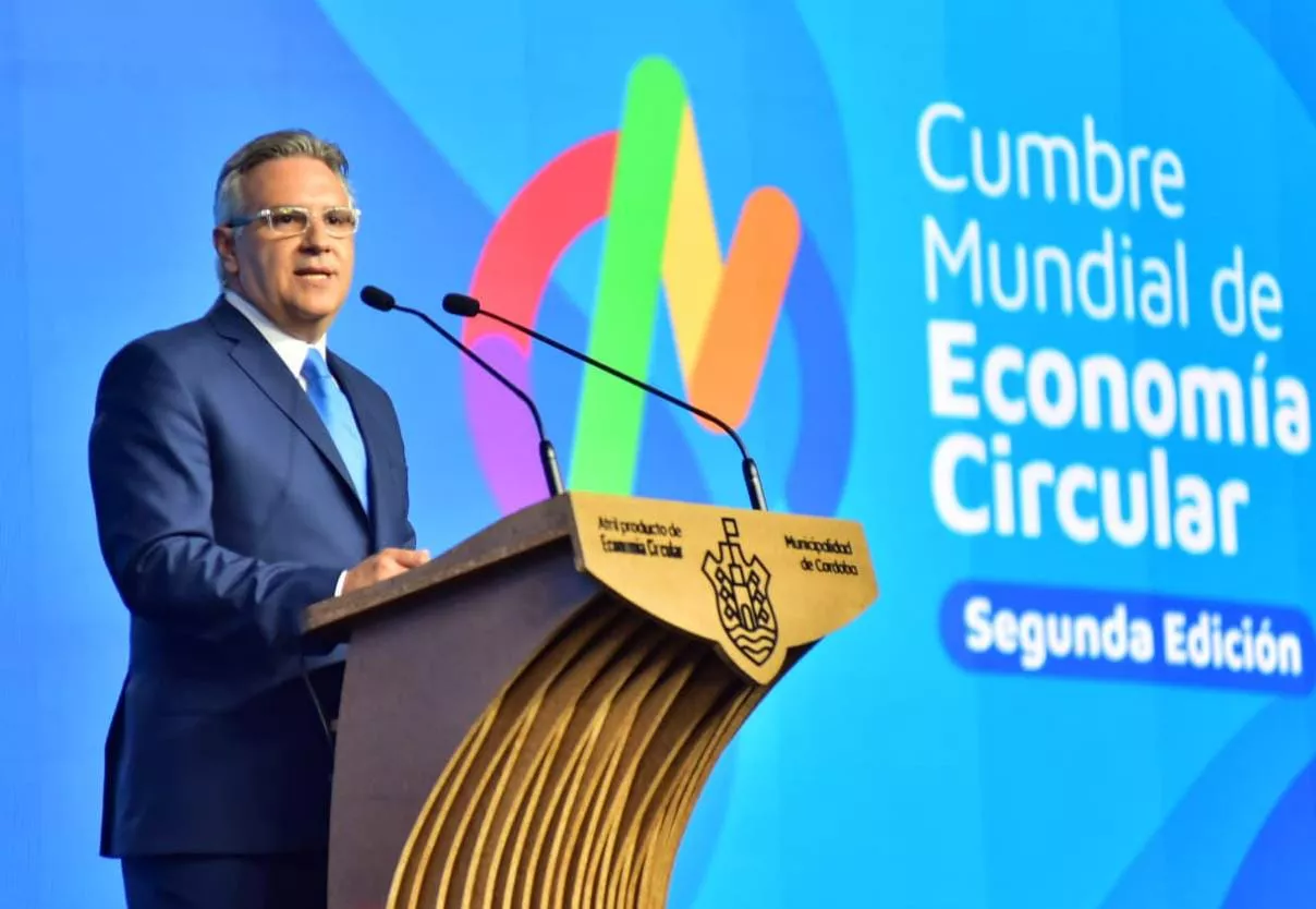 Martín Llaryora en la inauguración de la Cumbre de la Economía Circular 03