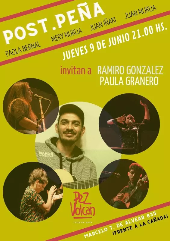 Post Peña 9 junio 2022 flyer