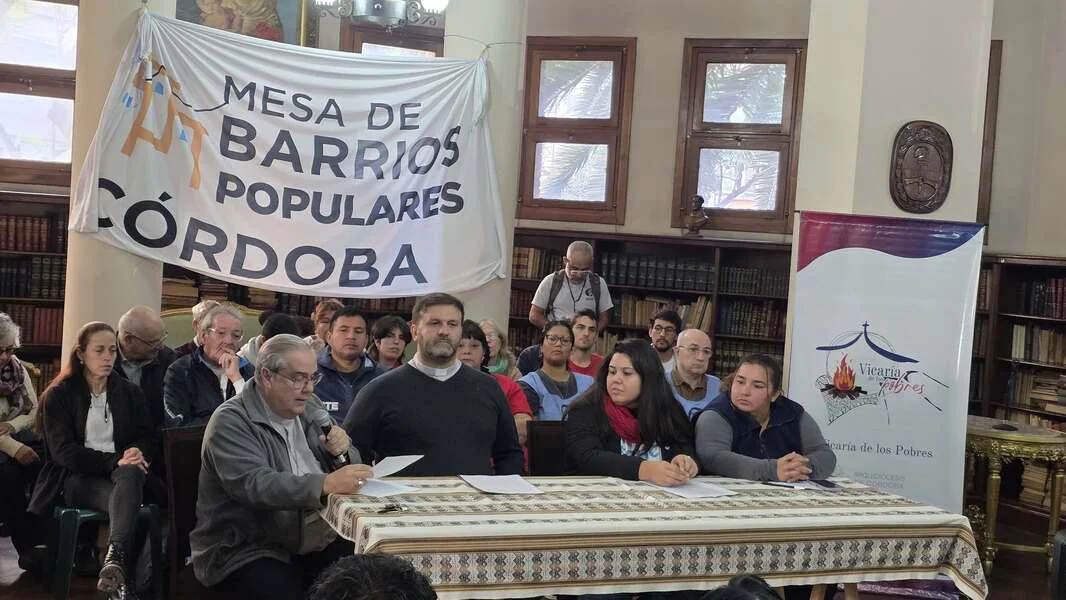 Conferencia de prensa en favor de la integración socio urbana (Arquidiócesis de Córdoba)