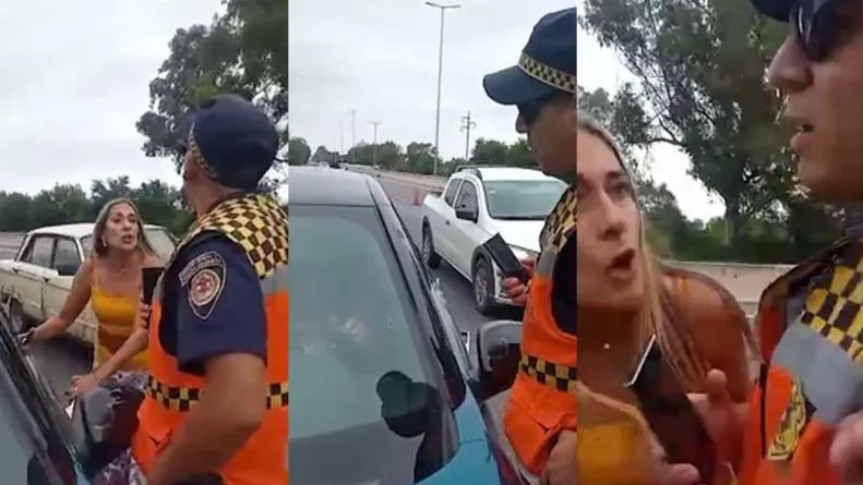conductora detenida por agredir a policia Canal Doe