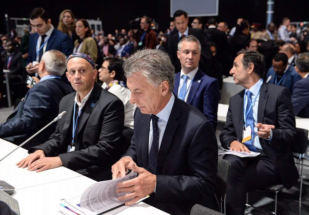 Mauricio Macri Cumbre del Clima ONU Twitter