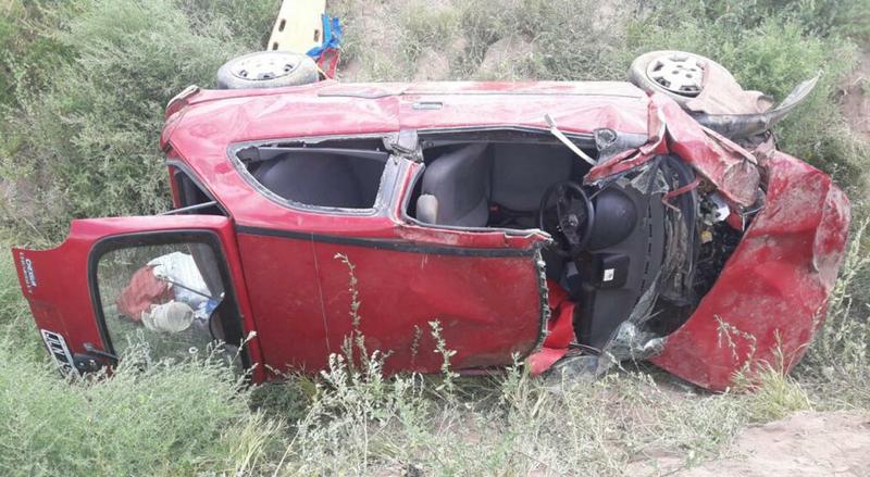 Vuelco fatal: una mujer murió en la autovía de ruta 36