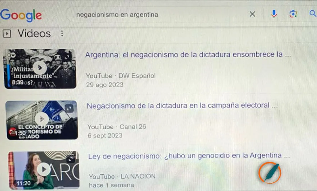 Google negacionismo by Diario Conclusión
