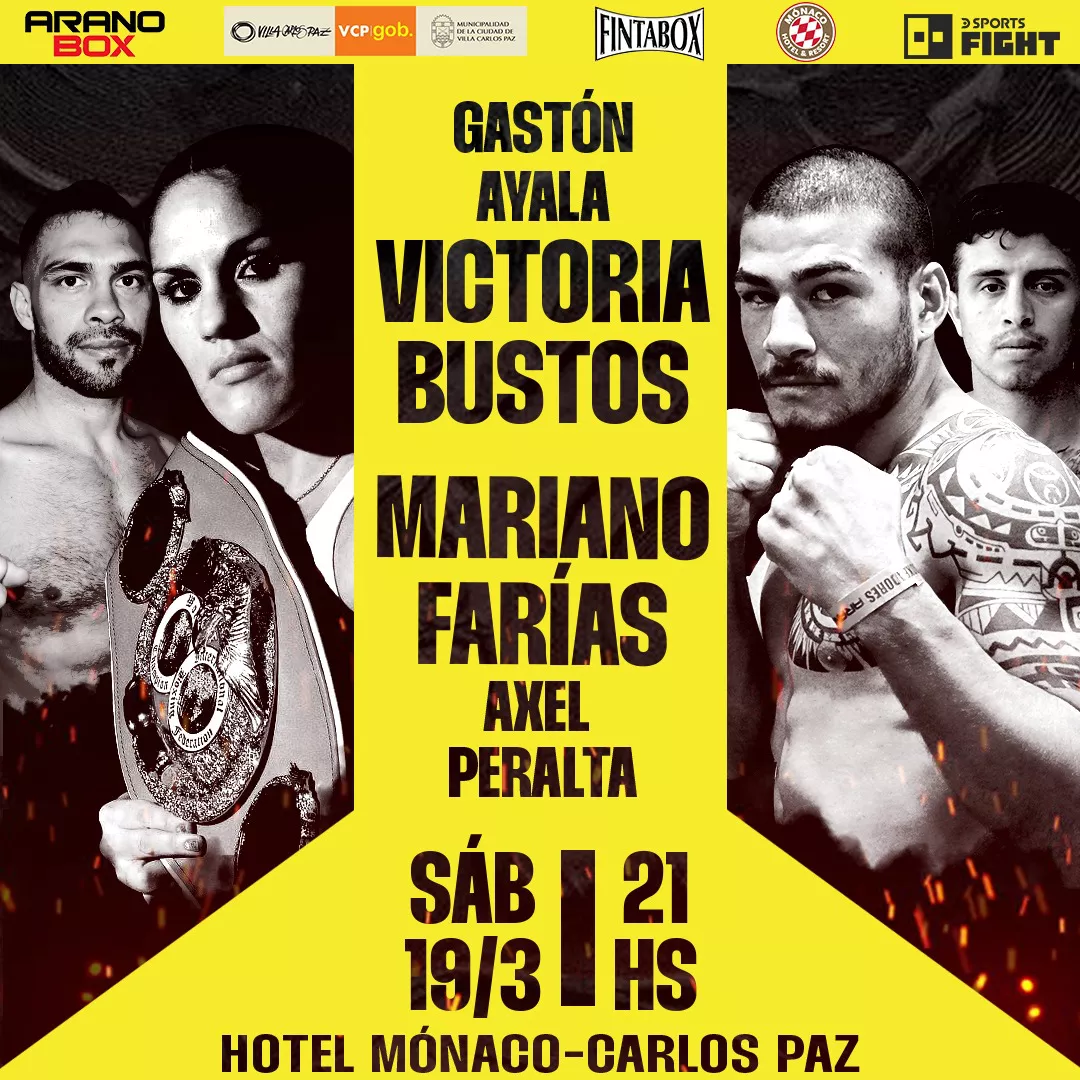 Boxeo de primer nivel en el Mónaco Hotel de Villa Carlos Paz
