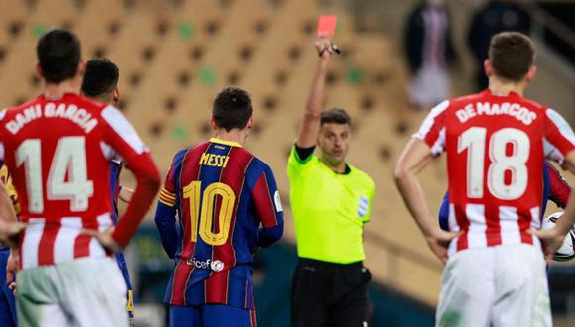 messi expulsado gentileza