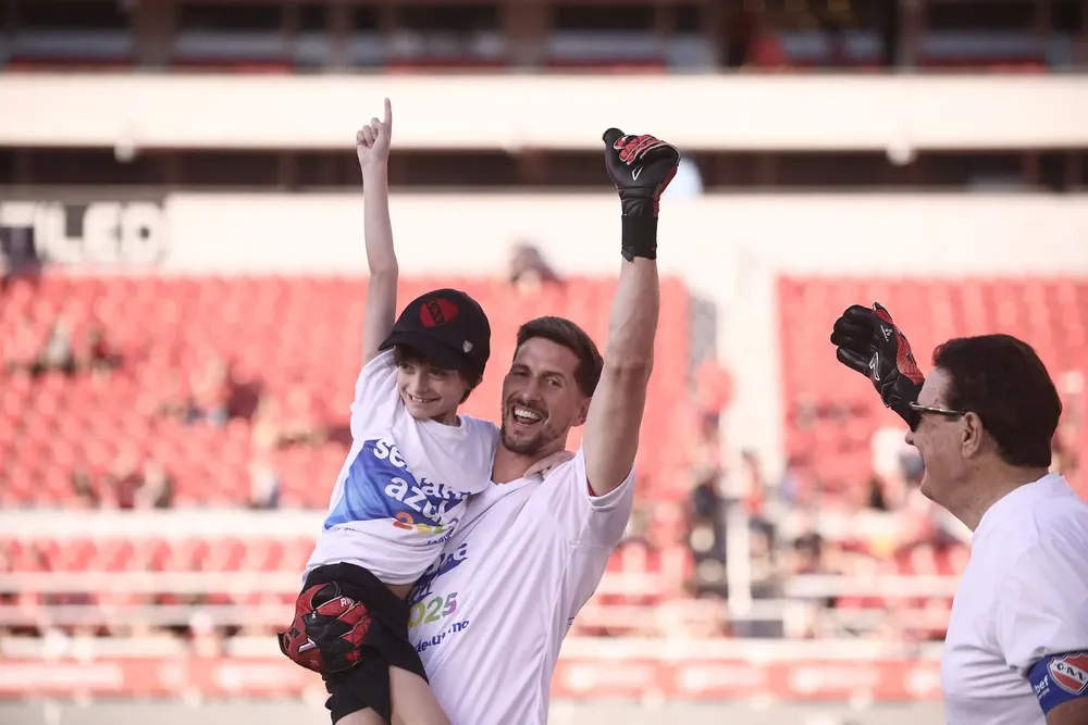 Rodrigo Rey y su hijo Benicio (gentileza)