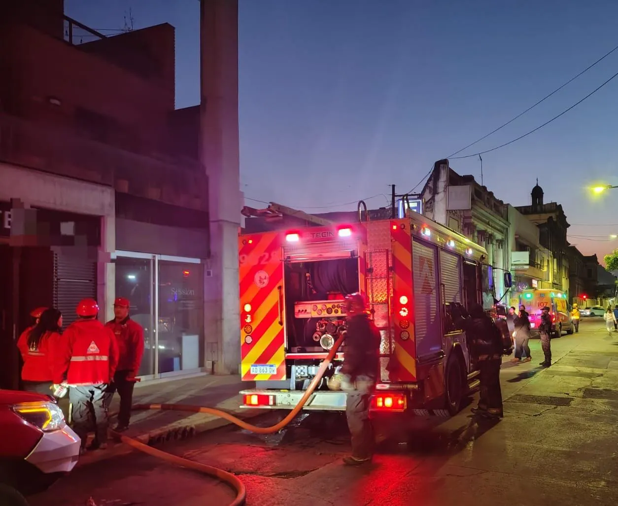 incendio by policía