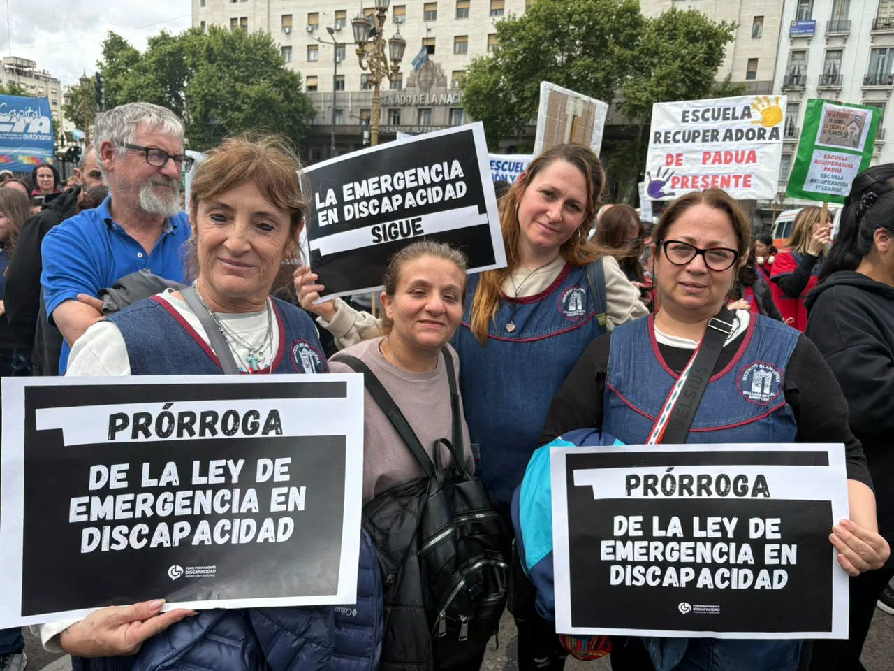 Reclamo por la Ley de Emergencia en Discapacidad (Foro Permanente Discapacidad)