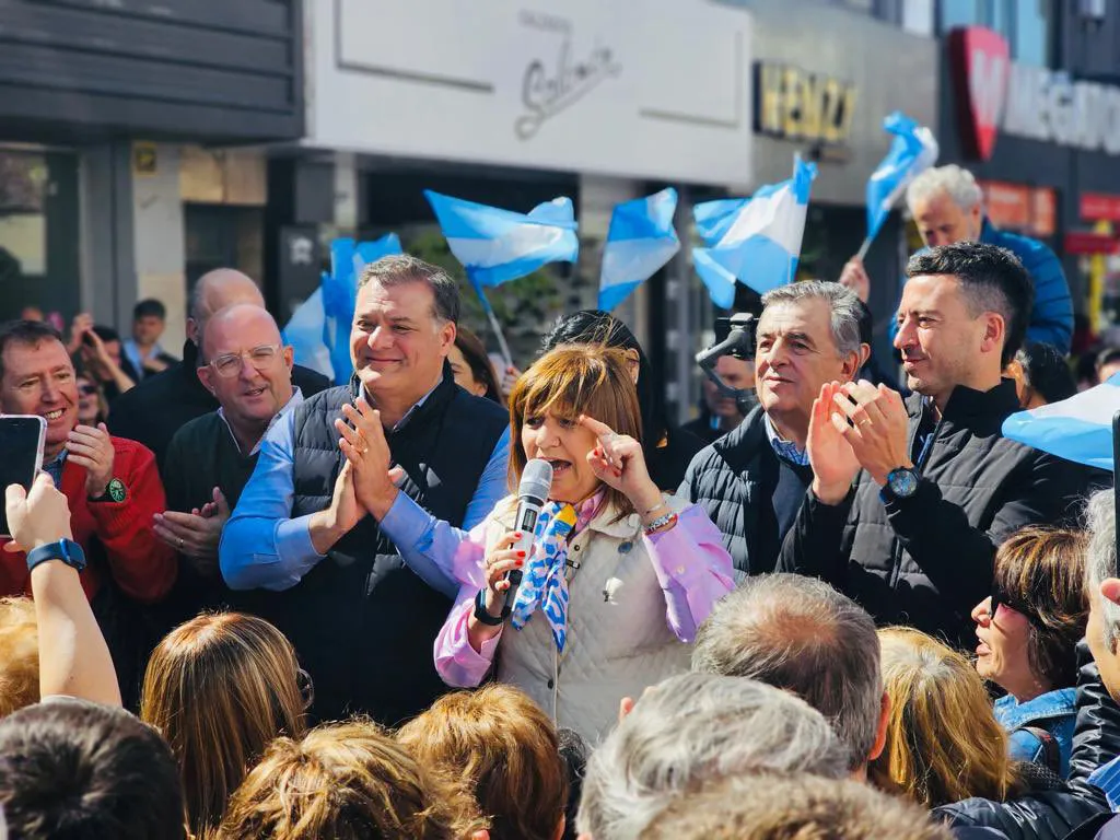 Patricia Bullrich en Villa María (Twitter Darío Capitani)