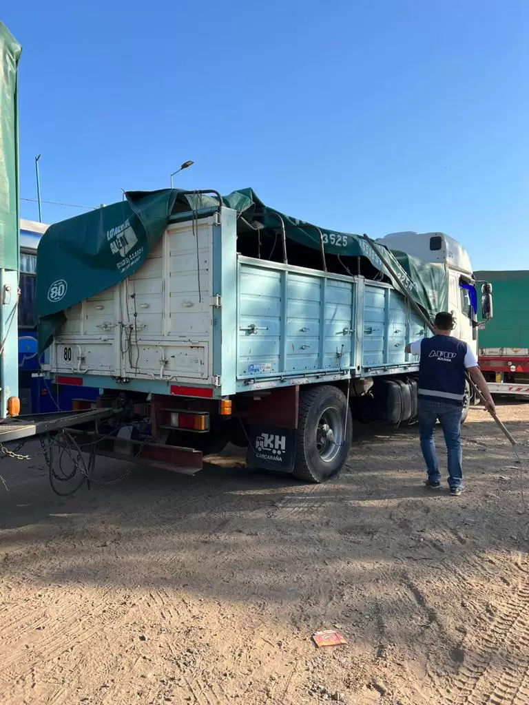 Inspección de Aduana (gentileza)