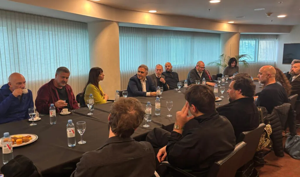 Reunión de Llaryora con exponentes del cine (Gobierno de Córdoba)