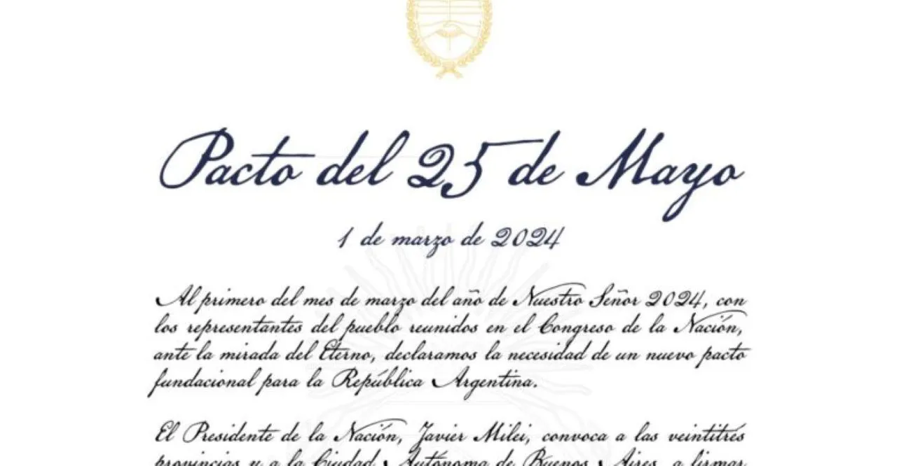 Convocatoria Pacto Mayo